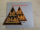 DEF LEPPARD pour some sugar on me shaped disc iron maiden  acdc  wasp saxon