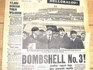 BEATLES Newspaper Old Vintage John Lennon Paul McCartney Man New York City U UK