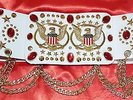 Elvis style aloha eagle belt for elvis jumpsuit