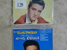 VINTAGE record ELVIS PRESLEY hal wallis KING CREOLE volume 1 & 2 RCA 45
