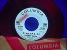 Johnny Cash Ring Of Fire original red vinyl promo  45