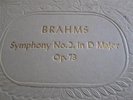 VINTAGE BRAHMS SYMPHONY NO 2 D MAJOR OP 73 VICTOR RECORD SET DM 694 RED SEAL