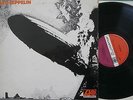 LED ZEPPELIN DEBUT LP ATLANTIC K 40031 DEBUT RED MAROON LABEL JIMMY PAGE RARE LP