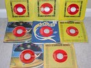 ELVIS PRESLEY Eight Orig Red Label RCA Victor Gold Standard 45's Nice Lot