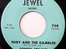 SONNY JOE IVY 45 Ruby & Gambler / Please Bartender NEAR MINT Rockabilly w1070