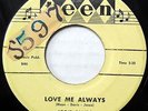 JODIE SANDS 45 Love Me Always / Everybody Needs Somebody TEEN Pop 1955 w897