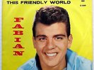 FABIAN 45 Hound Dog Man / This Friendly World TEEN Pop 1959 w1031