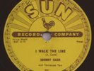 1956 ROCKABILLY/COUNTRY 78 rpm - JOHNNY CASH on SUN RECORDS  VG++