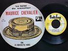 MAURICE CHEVALIER WITH LES CHAUSSETTES NOIRES EP MADE IN PORTUGAL 7 LE TWIST BEP