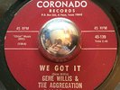 SOUL FUNK Gene Willis & The Aggregation WE GOT IT Coronado 45 RARE killer TEXAS