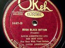 Electric OKeh 8447 Louis Armstrong Hot Five-Irish Black Bottom (1926) nice