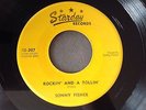 SONNY FISHER ROCKIN' AND A ROLLIN' ORIGINAL VG+  STARDAY 45 ROCKABILLY