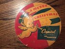 Orig CAPITOL RECORDS 8'' 78 Rare Christmas Promo 1946 Picture Disc