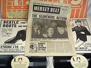 MERSEY BEAT,62-64 SOUND OF LIVERPOOL,DOUBLE ALBUM, M/BEATNEWSPAPER,INNERS,EX CON