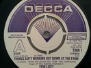 THIN LIZZY Ain't Working Farm Darling Rocker DEMO 45 7