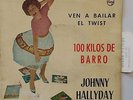 JOHNNY  HALLYDAY - VEN A BAILAR EL TWIST - RARE SPAIN 45T EP + LANGUETTE