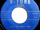 * BOBBY PETERSON Love You Pretty Baby WILD JUMP BLUES TITTYSHAKER V-Tone 45 HEAR