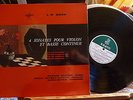 RARE EARLY BARCHET J.S. BACH 4 Violin SONATAS ERATO LP NM