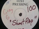 Craig G Shout Rap rare Pop Art Test Pressing 12
