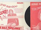 MICHEL SARDOU SERGE PRISSET 45t promo pochette ouvrante LES BALS POPULAIRES
