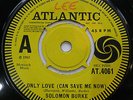 RARE ATLANTIC DEMO Solomon Burke Only Love (Can Save Me Now) UK 7