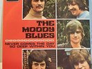 MOODY BLUES SPAIN PICTURE SLEEVE 45 RPM RECORD * NEVER COMES / SO DEEP WITHIN
