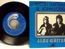 JUSTIN HAYWARD JOHN LODGE MOODY BLUES BELGIUM PICTURE 45 RPM RECORD  BLUE GUITAR
