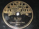 On tip-toe / Punch and Judy - Intermezzo  Colonial Military Band on  PHONO-CUT 