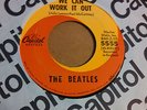 Beatles 'We Can Work It Out' 'Subsidiary' Orange & Yellow Swirl Label 7