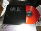 TRES RARE 33T COLORDISC RED  HARDROCK  ACDC  BACK IN BLACK   SUPERBE ETAT