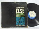 Cannonball Adderly Miles Davis Hank Jones SOMETHIN' ELSE BLUE NOTE Vinyl Record