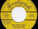 Johnny O'Keefe Real Wild Child / Shake Baby Shake Brunswick 1958 VG Rockabilly