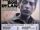 BOB DYLAN TIMES A-CHANGING RARE ORIG '63 MONO WHITE LABEL PROMO LP w/TIME STRIP