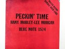 Hank Mobley Lee Morgan PECKIN' TIME Orig Mono Pressing LP Blue Note 1574 Ear+RVG