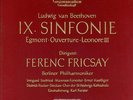 DG SLPM138002-3 - Beethoven - Symphony No.9 'Choral' - Ferenc FRICSAY - RARE