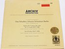 BACH: CELLO SUITES NO. 5 & 6/FOURNIER/DG ARCHIV GERMANY PRESSING/RED STEREO/NM