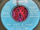 Rare Surf Hot Rod Garage Punk 45 The Cabin Crew She Ain't A Yacht LISTEN