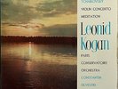 SAX 2323 Blue and Silver LP 1st ed. Tchaikovsky Violin Concerto Kogan