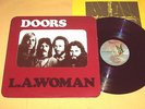 THE DOORS-LA Woman- Die Cut Clear PVC Window Cover Original 1971 US LP-Elektra