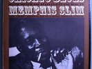 MEMPHIS SLIM+ARBEE STIDHAM CHICAGO BLUES RARE ORIG '60 FOLKWAYS MONO LP w/BOOK