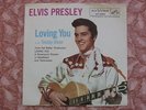 VINTAGE 45 RECORD ELVIS  PRESLEY TEDDY BEAR  LOVING YOU W/ SLEEVE