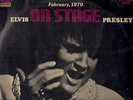 ELVIS PRESLEY - ON STAGE -FEBRUARY  GREEK LP FRONT COVER EX - BACK VG+