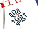 SEALED 1983 ORIGINAL KEITH HARING COVER ART SCRATHCIN 12
