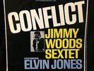 JIMMY WOODS SEXTET - CONFLICT LP -ELVIN JONES ORIG OZ PROMO PRESS CONTEMPORARY