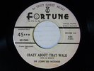 Sir John Lee Hooker 45 CRAZY ABOUT THAT WALK / WE'RE ALL...  Fortune VG+ to VG++