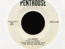 THE ROYAL HOLIDAYS I'm Sorry on Penthouse Promo R&B Doo Wop 45 Hear