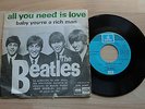 THE BEATLES ALL YOU NEED IS LOVE SINGLE MADE IN SPAIN 1967