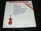 MERCURY Late 50s Living Presence LP BLOCH SCHELOMO Howard Hanson Stereo Banner