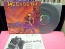MEGADETH PEACE SELLS BUT WHO'S BUYING? ST-12526 US PRESS THRASH METALLICA SLAYER