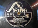 Rare 78 tours 10'' 78  rpm Quintette du hot club de France avec Django Reinhardt